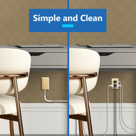 LIDER on a kitchen counter charging phone and blender for multi-device convenience.
