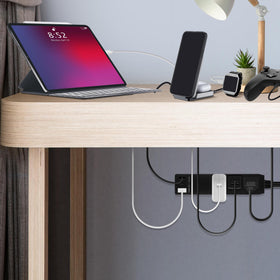 LIDER 3ft cord shown beside ruler to illustrate cord length and flexible placement