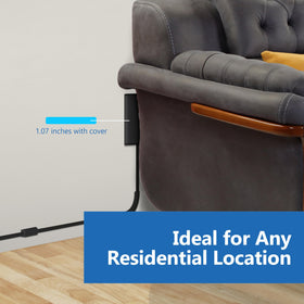 LIDER close-up of three receptacles showing multiple-device convenience benefit