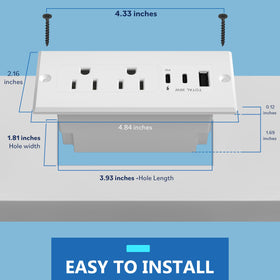 LIDER scale with ruler showing compact cutout size for easy fitting