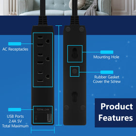 LIDER close-up of USB-A and USB-C ports showing fast charging convenience