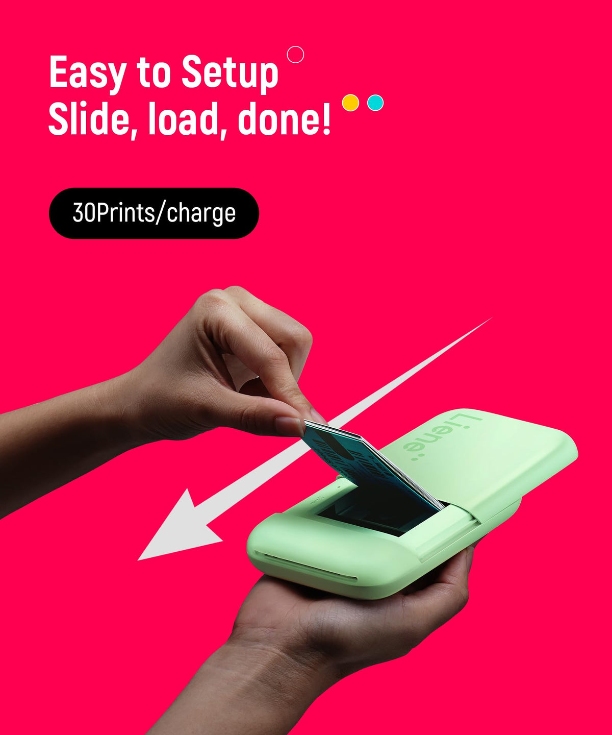 Liene Pearl K100 charges via USB-C for minimal cables and quick power delivery.
