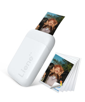 Liene Pearl K100 printer front view for portable photo printing on the go.