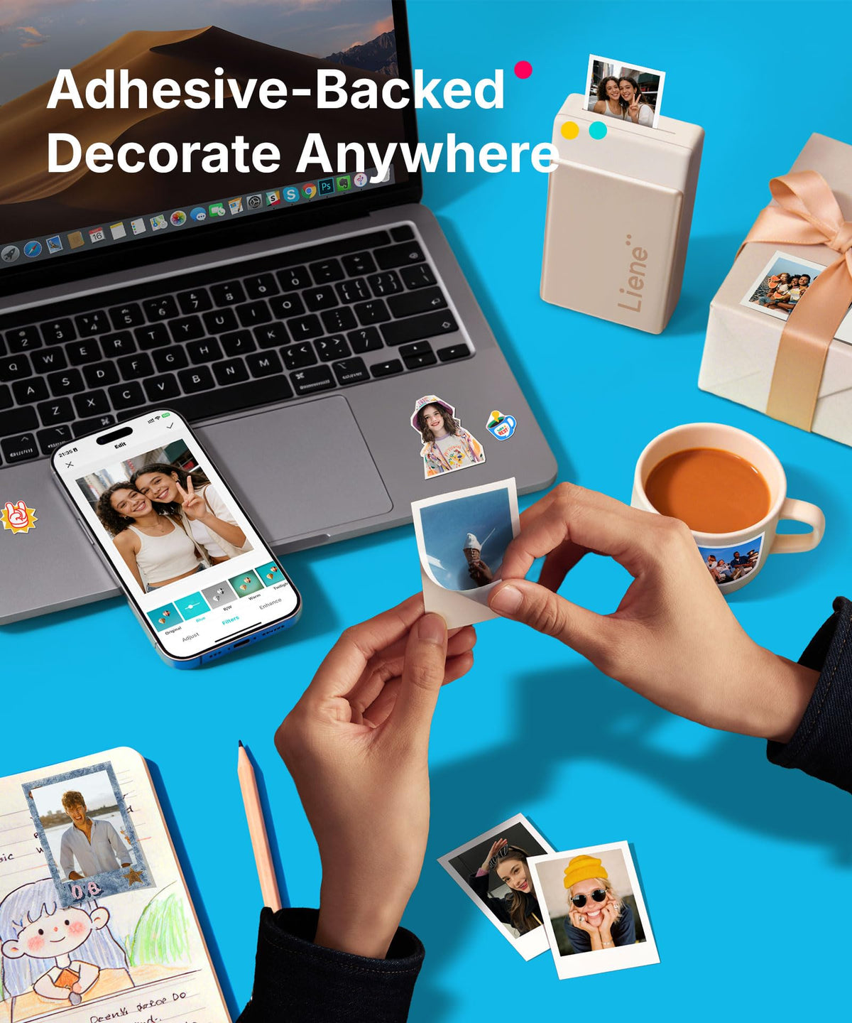 Liene Pearl N200 Pro AI styles offer creative portrait variations.