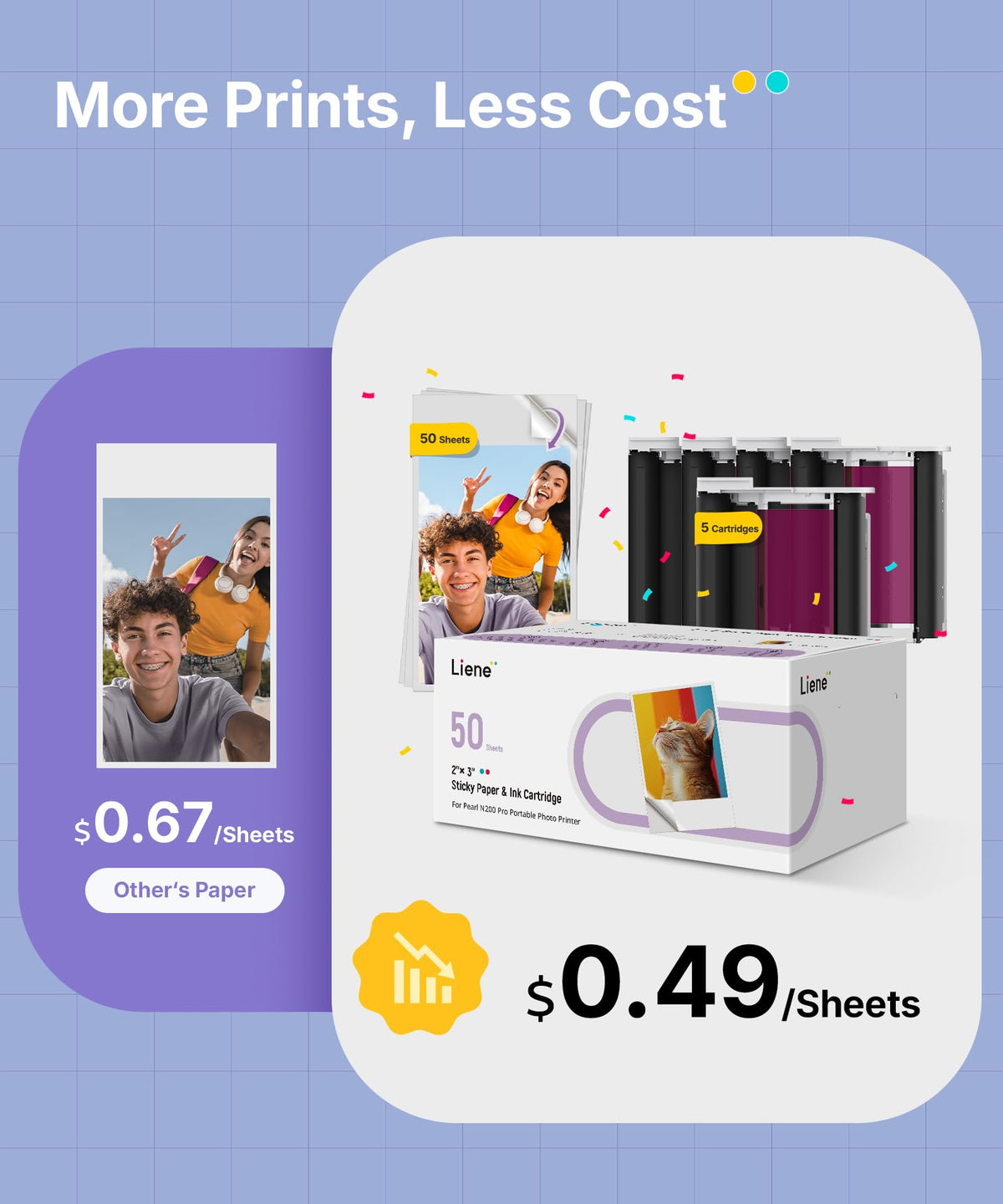 Liene Pearl N200 Pro insta-pic print mode captures moments instantly