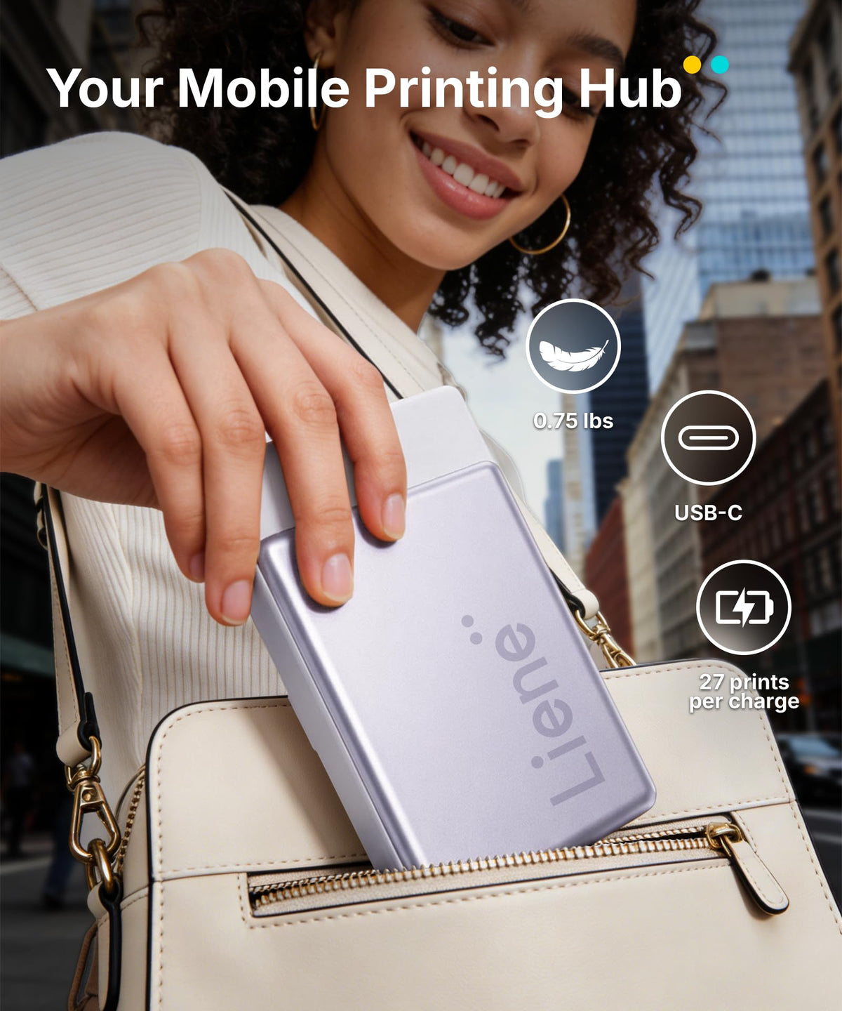 Liene Pearl N200 Pro prints up to 27 stickers per charge