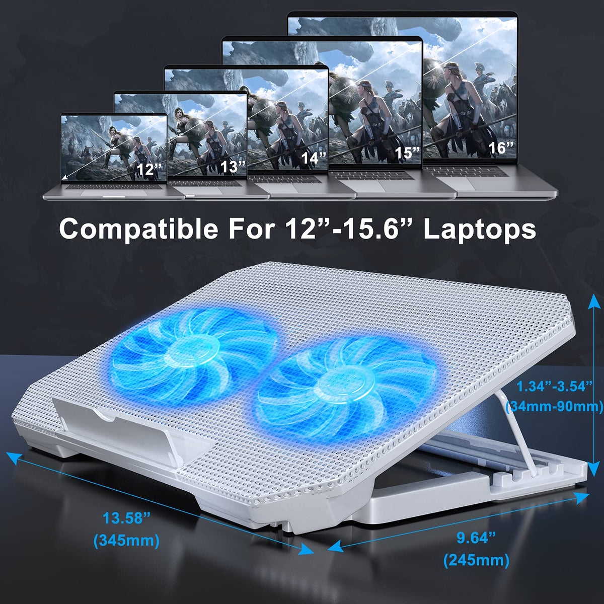 LIENS compatibility view shows broad laptop fit for 12-15.6 inch models.