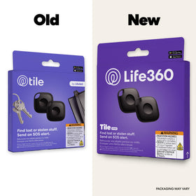 Life360 Tile attached to keys showing quick attachment benefit
