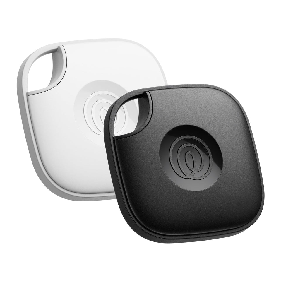 Life360 Tile front packaging showing 2-pack and model details for easy setup