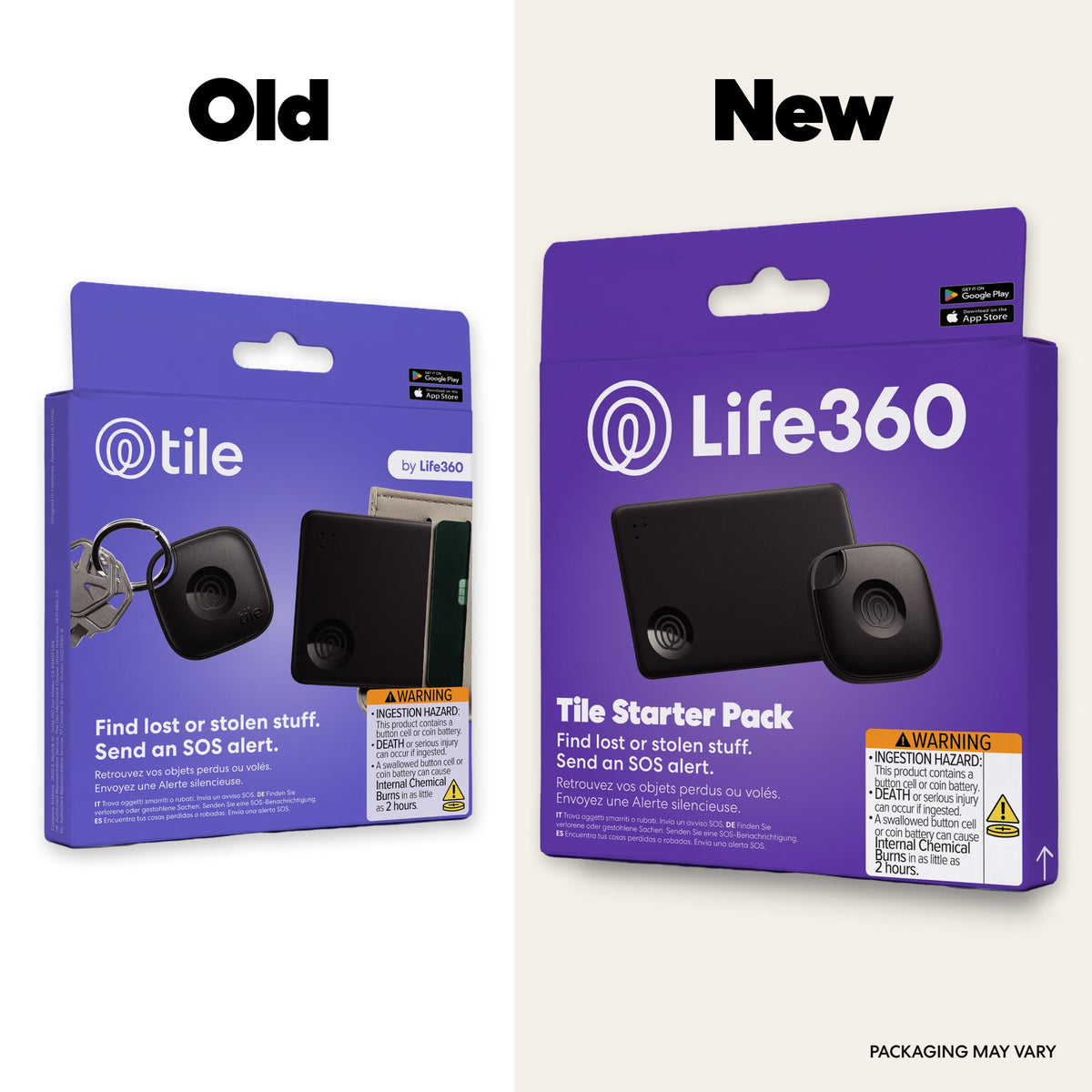 Life360 Tile Mate close-up showing durable texture and attachment point