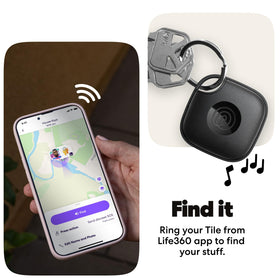 Life360 Tile helps you find your phone by double-pressing the tile