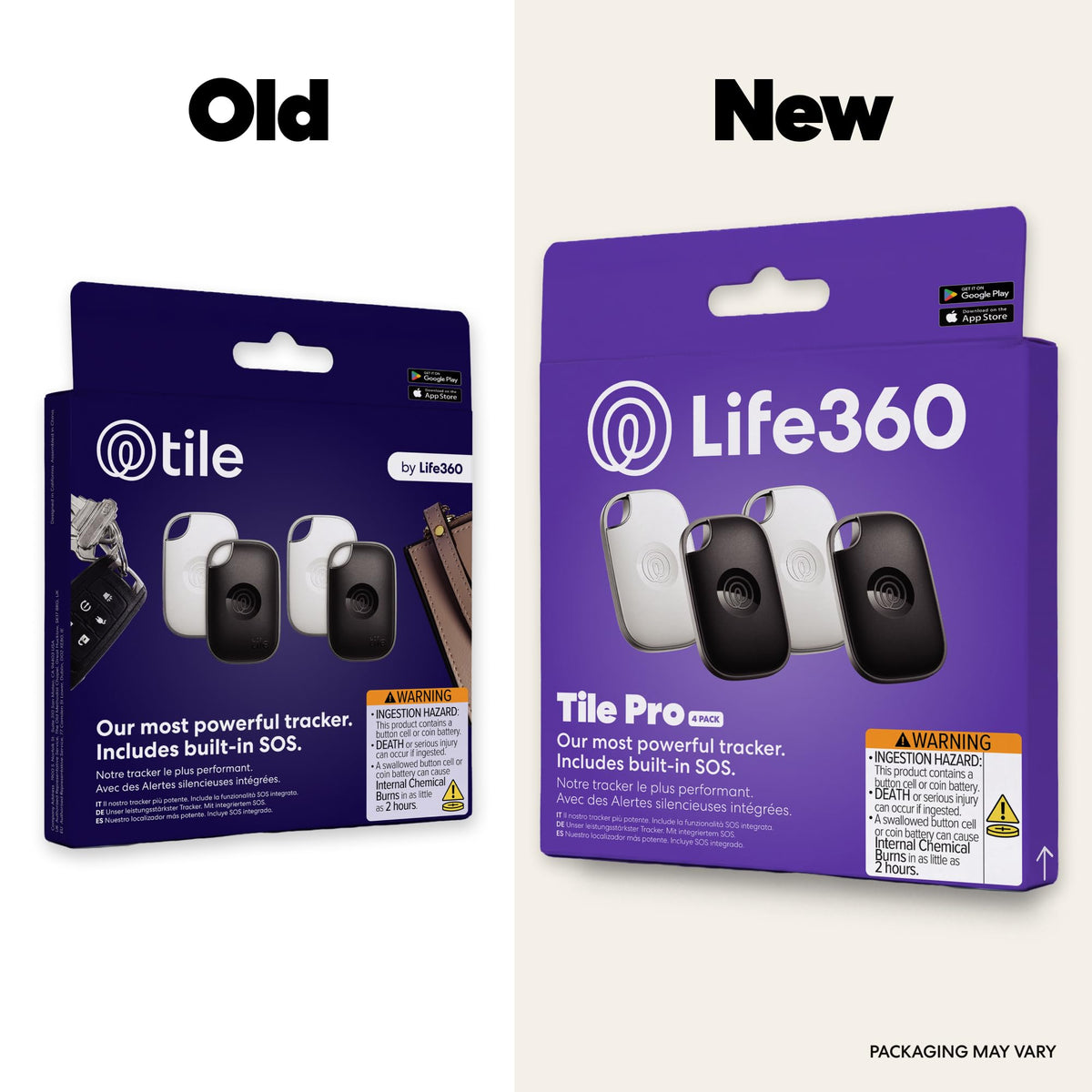 Life360 Tile Pro attached to a camera bag for fast location on map.