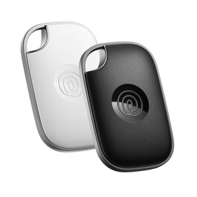 Life360 Tile Pro front packaging showing included black and white tiles and benefits
