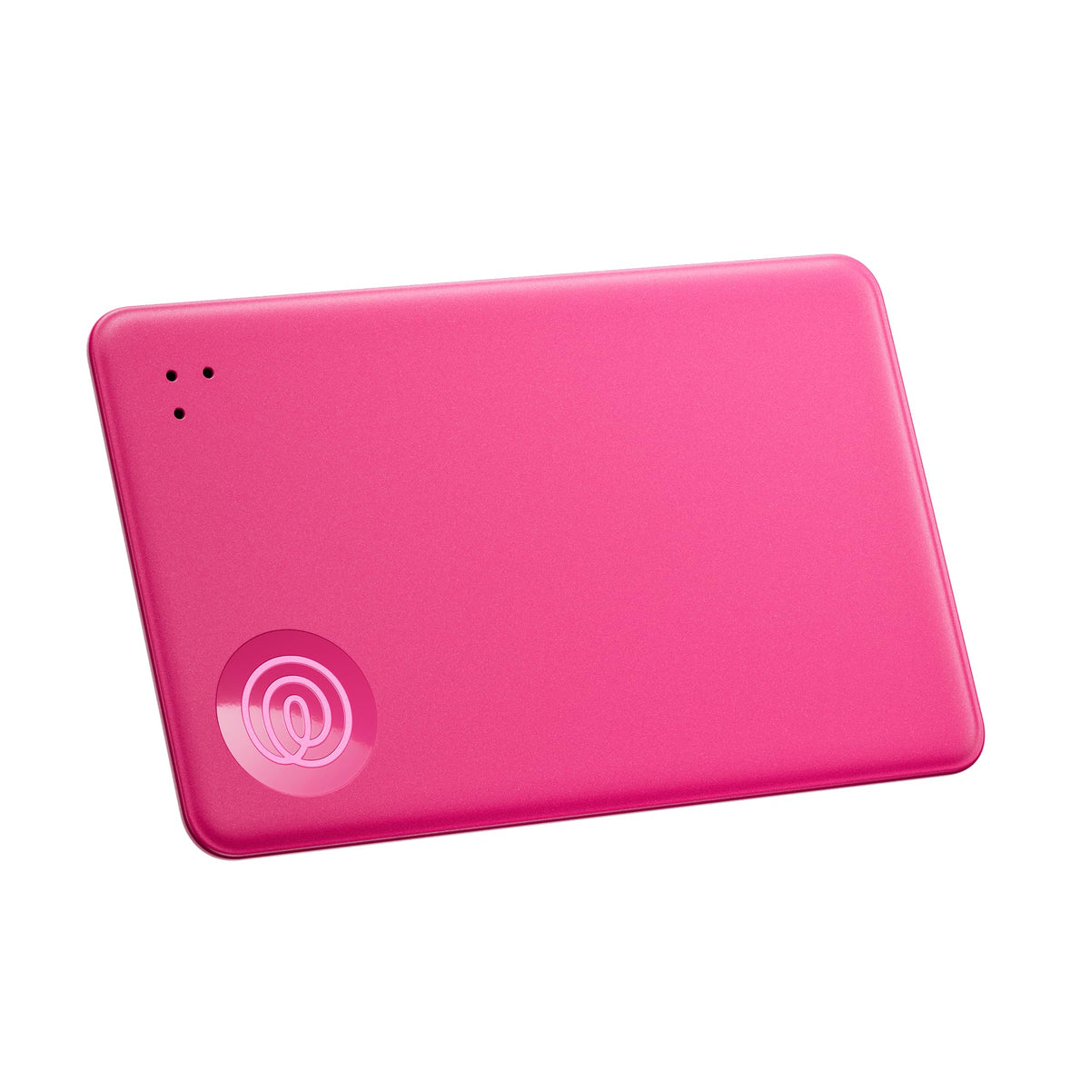 Life360 Tile Slim front packaging shows pink punch color and quick benefit