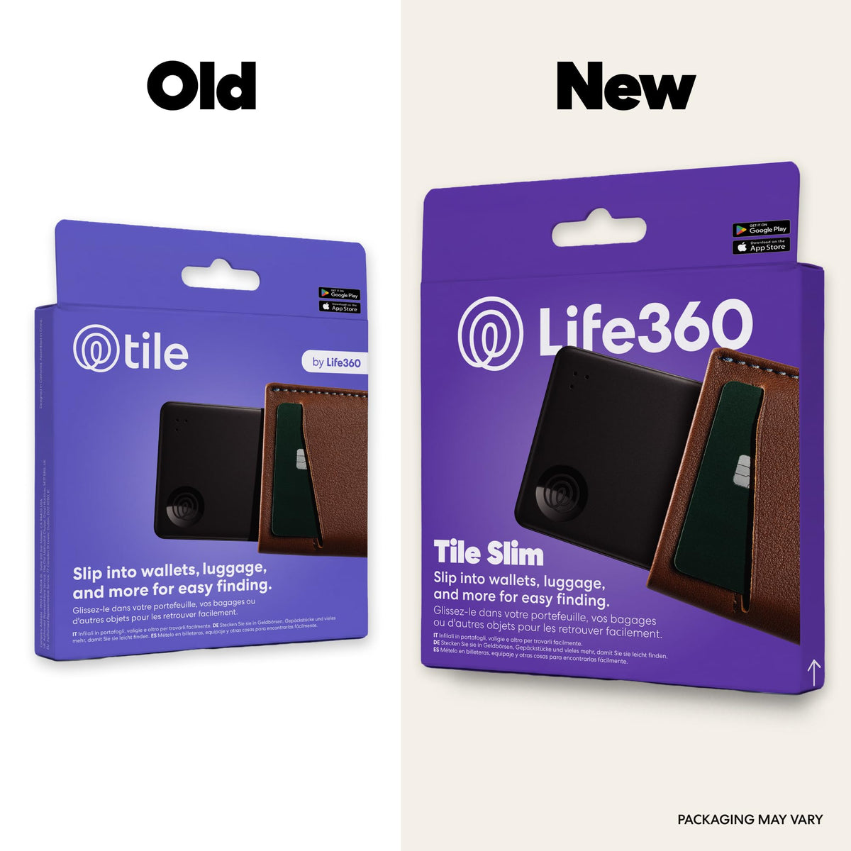 Life360 Tile Slim thin profile close-up demonstrating low bulk