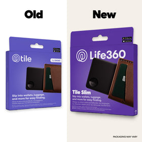 Life360 Tile Slim thin profile close-up demonstrating low bulk
