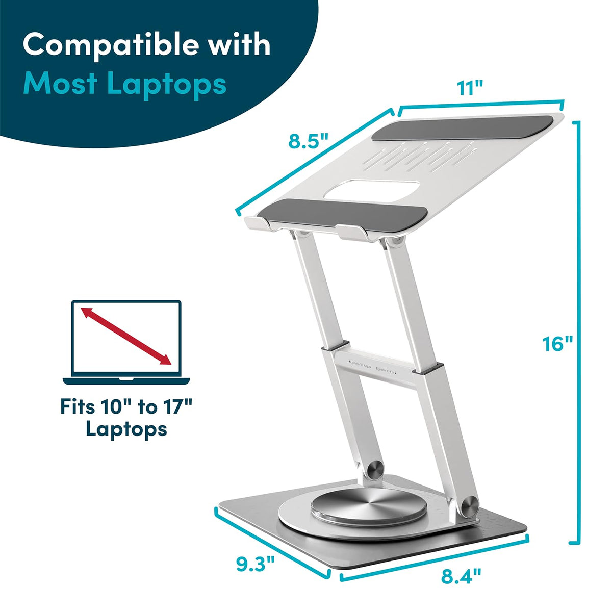 Lifelong 10-17 inch laptop compatibility including MacBook Pro and XPS series.