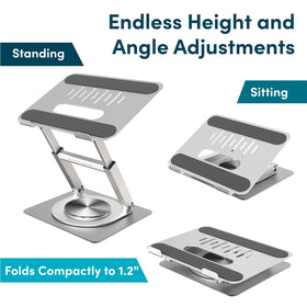 Lifelong foldable portable desk stand ideal for home, office, or travel.