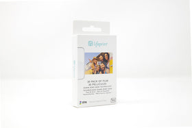 Lifeprint close-up of ZINK film texture highlighting color detail and peel-off backing