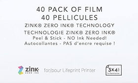 Lifeprint printed photo stuck on wall demonstrating quick peel-and-stick display