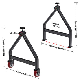 Lifeswell rack on jobsite with installer showing easier cable handling