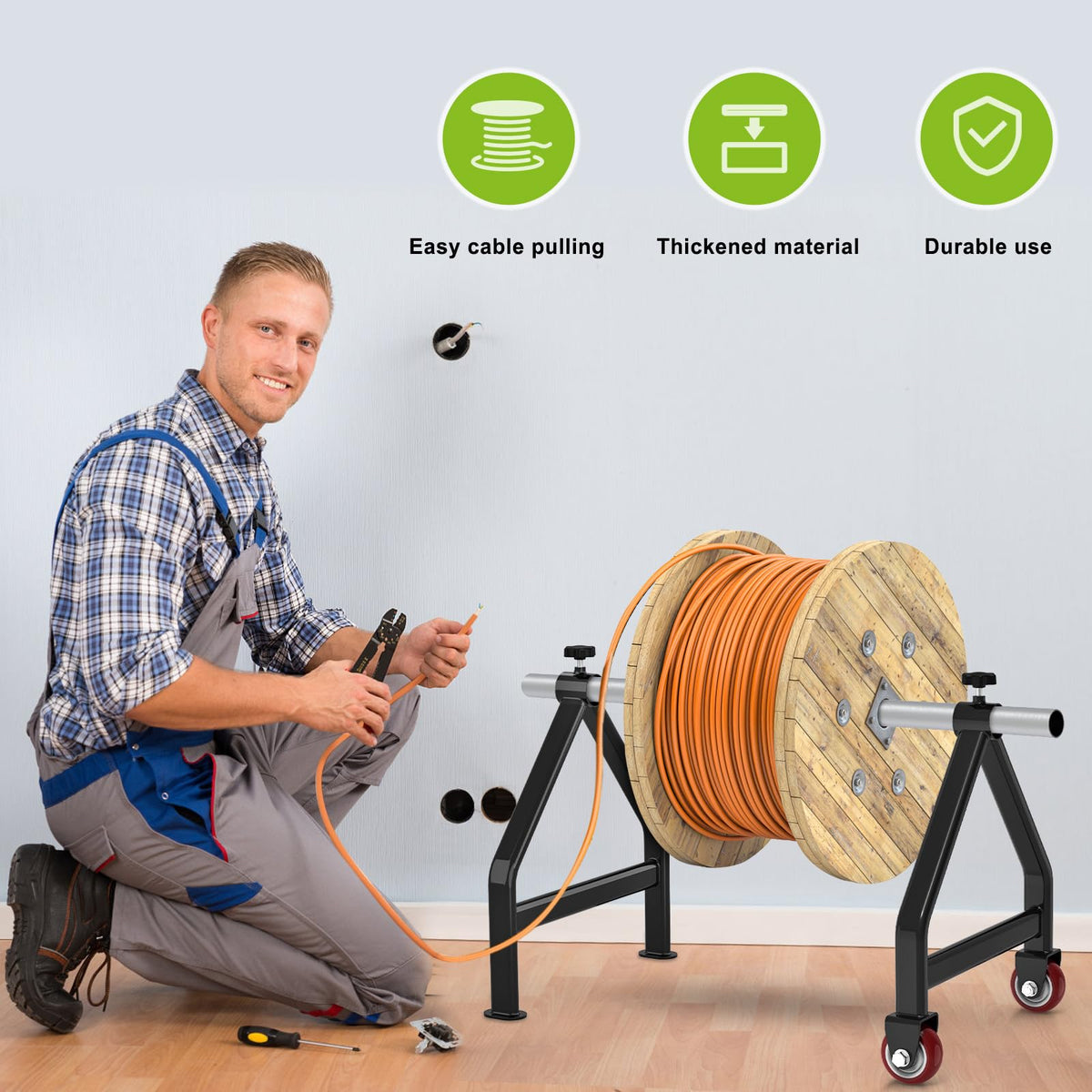 Lifeswell rack next to toolbox for scale showing compact portable size