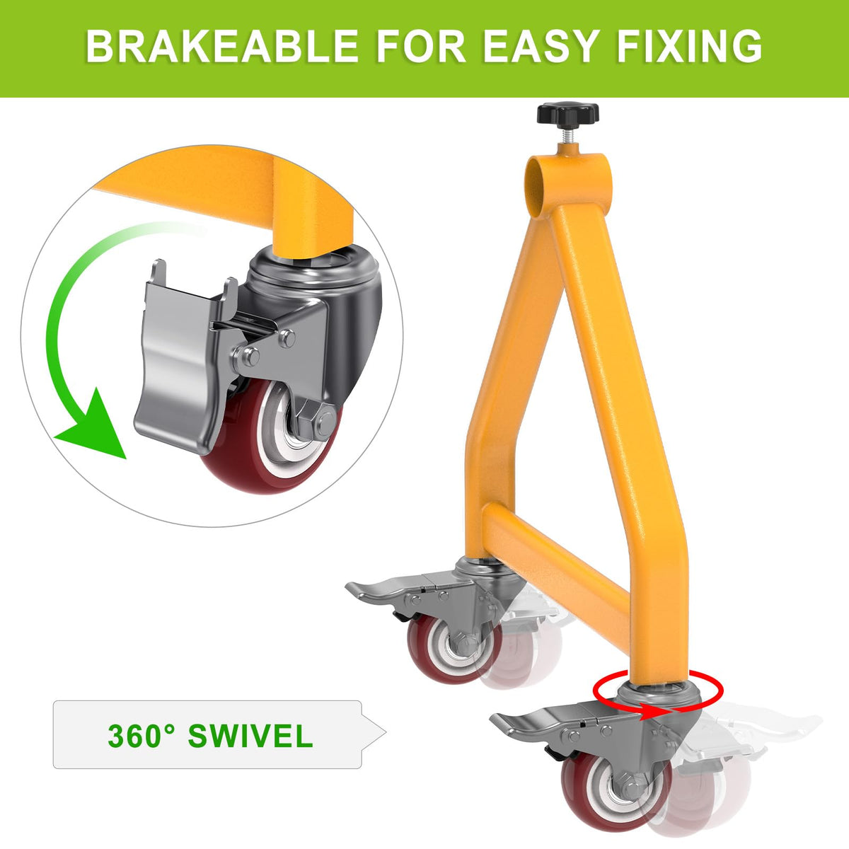 Lifeswell Wire Spool Rack in use, holding several spools for quick pull