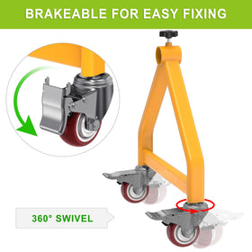 Lifeswell Wire Spool Rack in use, holding several spools for quick pull