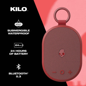 Lifeworks Skullcandy Kilo red side view showing slim profile