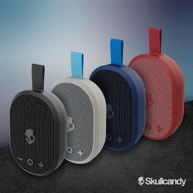 Lifeworks Skullcandy Ounce included strap lets you hang from backpacks.