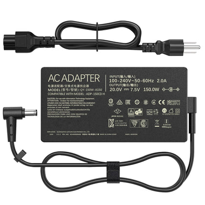 LIFKAHY 150W adapter front view showing compact, reliable power for ASUS laptops.
