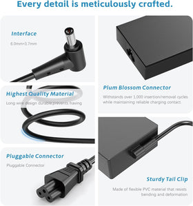 LIFKAHY 200W charger connector size 6-0 x 3-7 mm