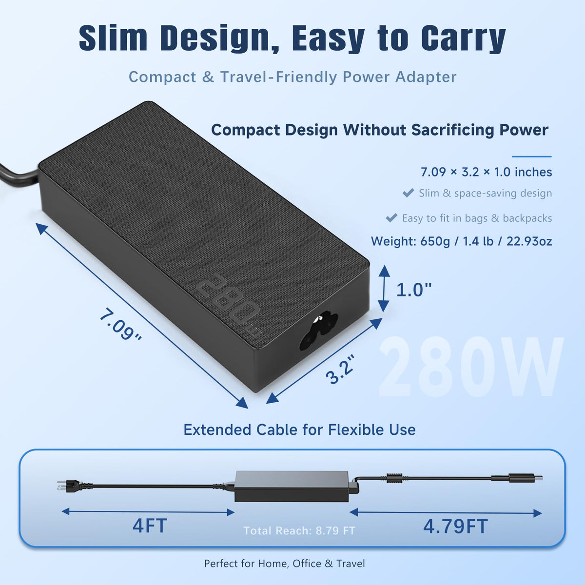 Close-up of Rectangle Conn tip on LIFKAHY charger for secure fit