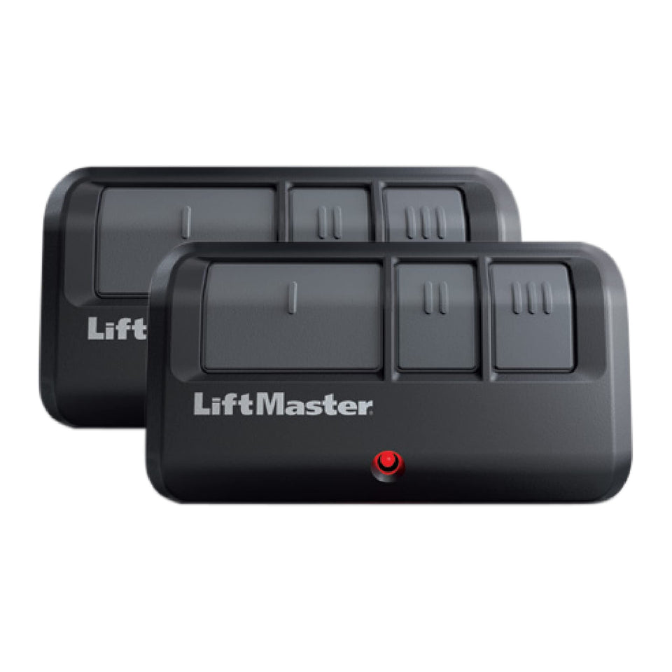 LiftMaster 893Max front view showing buttons and compact design for easy control