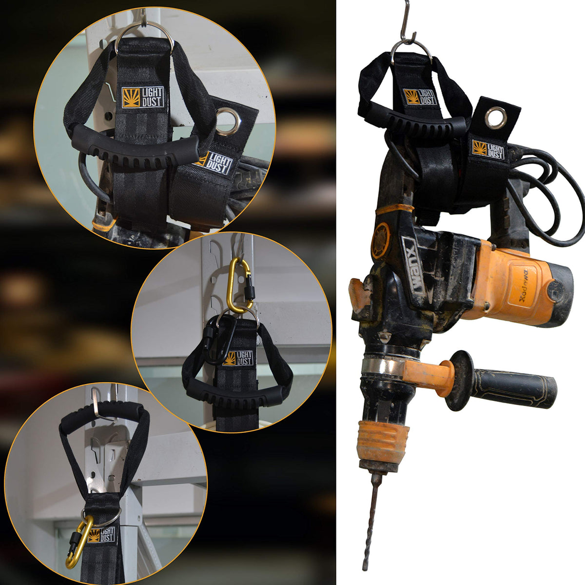 LIGHT DUST heavy-duty storage set is ideal for RVs, boats, and workshops.