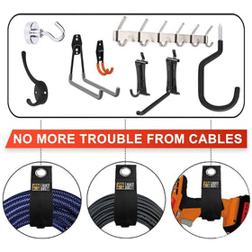 LIGHT DUST carrying-handle strap makes carrying bulky cords easy and organized.