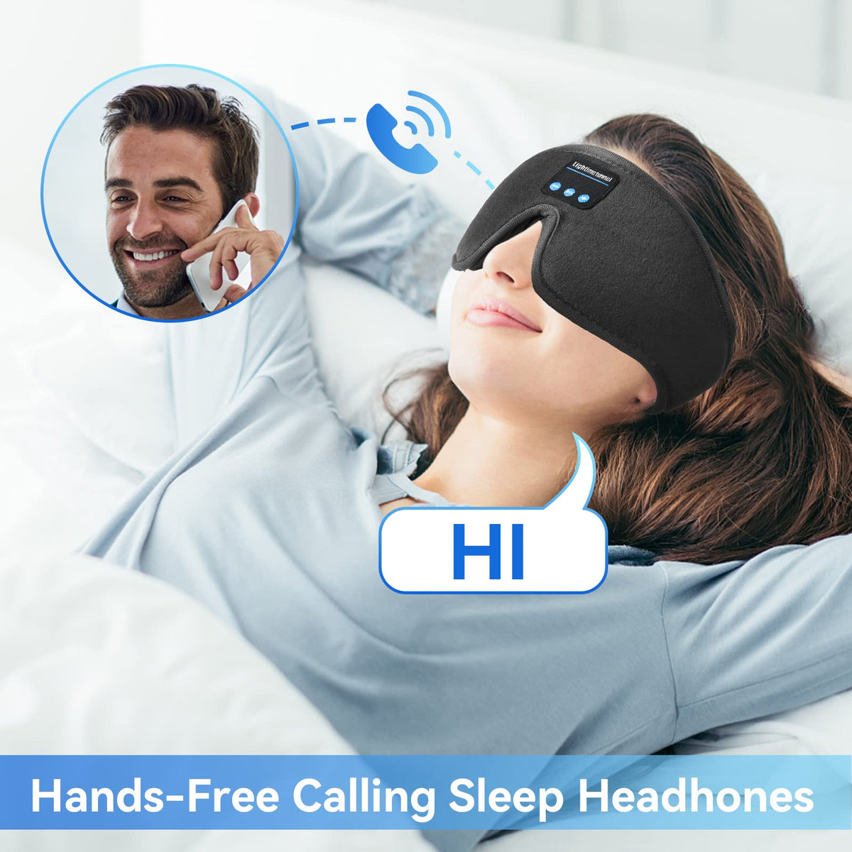 Lightimetunnel travel use-case shows compact mask for flights