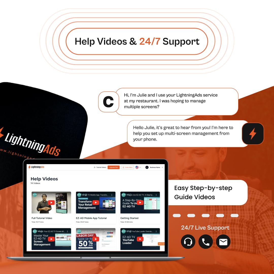 Lightning ADS template builder showcasing ready-to-use layouts