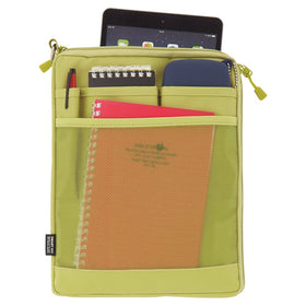 LIHIT LAB sleeve shown vertically for backpack compatibility