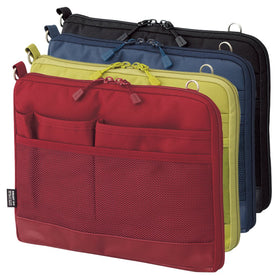 LIHIT LAB zipper and stitch detail suggests durable everyday use.