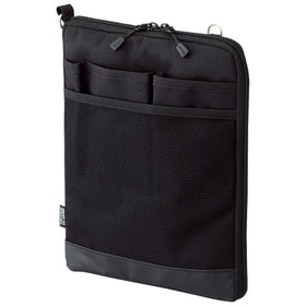 LIHIT LAB laptop sleeve with water-resistant fabric protecting devices on the go.