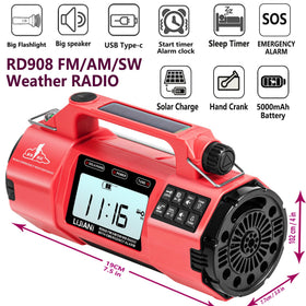 LIJIANI large LCD and speaker close-up for clear alerts and loud sound