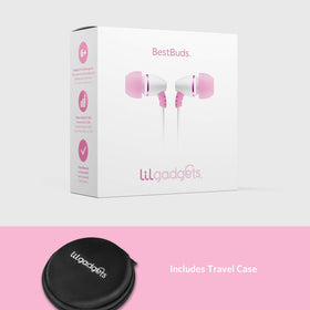 LilGadgets BestBuds padding in three sizes for a comfortable fit during long sessions.