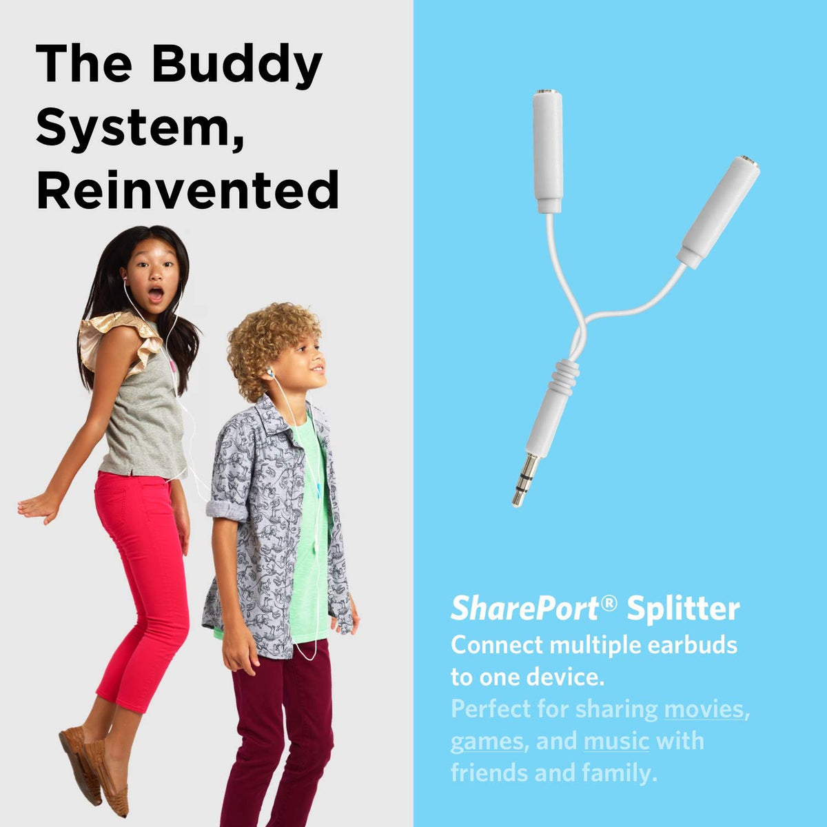 LilGadgets BestBuds protective travel case keeps cords organized and protected.
