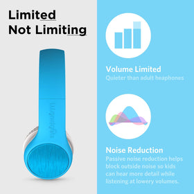 LilGadgets Connect+ blue SoftTouch padding ensures comfortable long sessions