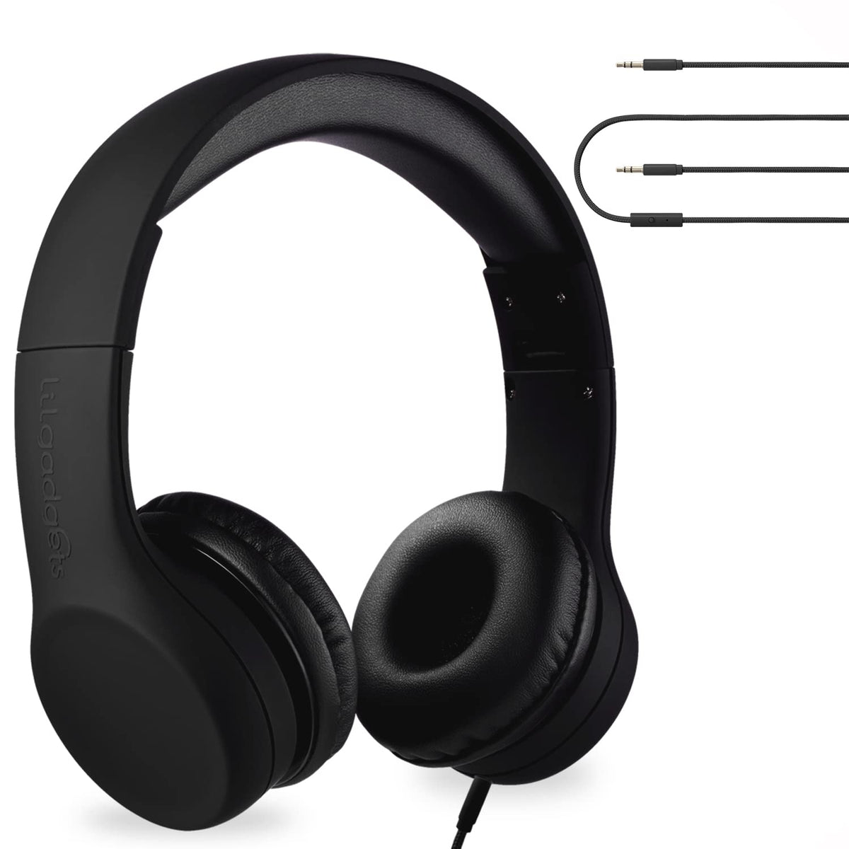 LilGadgets Connect+ foldable headphones for travel and storage.
