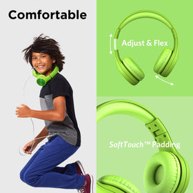 LilGadgets close-up of earcup soft padding providing comfortable wear