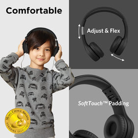 LilGadgets Connect+ soft-touch padding for comfortable all-day wear.
