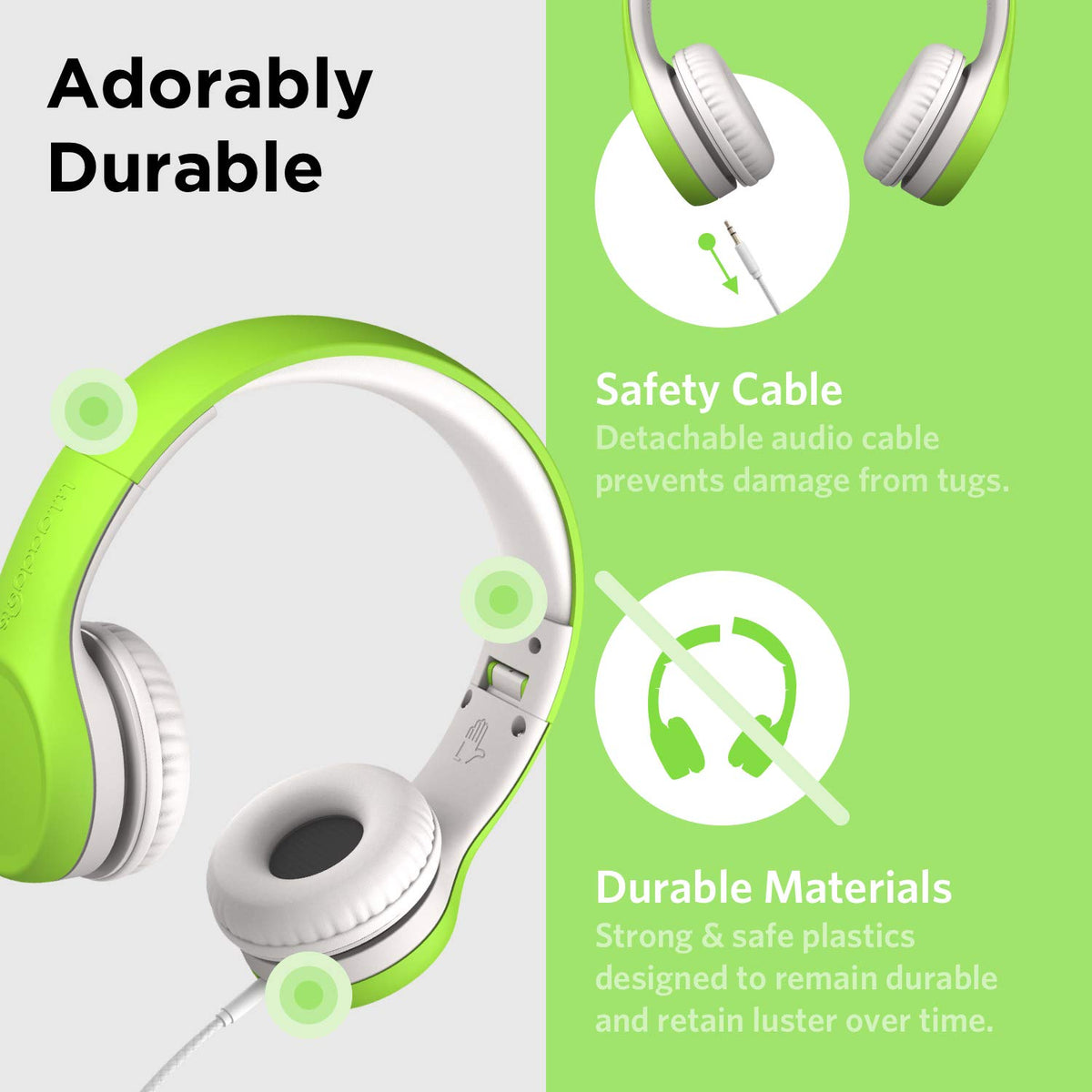 LilGadgets Connect+ 93 dB volume limit protects young ears at home and school