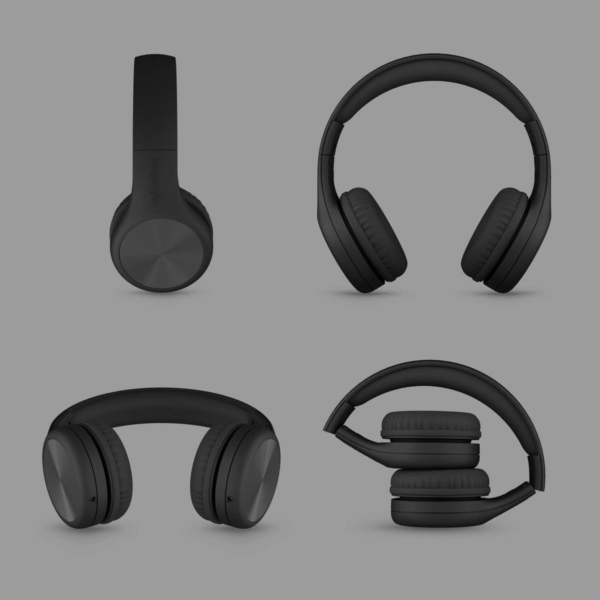 LilGadgets folded headphones in travel pouch for compact storage and school bags